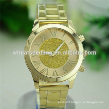 Tope sale new design vogue gold watch cheap